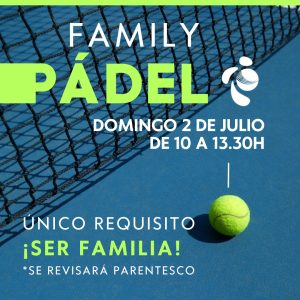 Lee más sobre el artículo Pádel en Familia